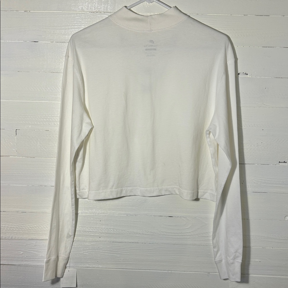 Nike Love at First Scroll mock turtleneck. Stitched necklaces. Women’s Small. - Picture 3 of 10